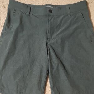 Bass Men's Dark Teal Flat Front Shorts
